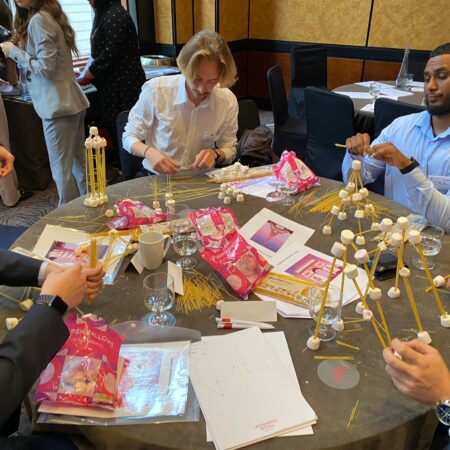 Leadership team activities at CIM business centre Cookham Berkshire
