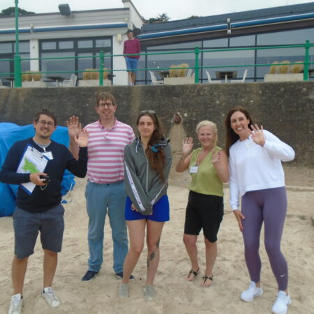 Jersey leadership training activities at St Brelades Bay