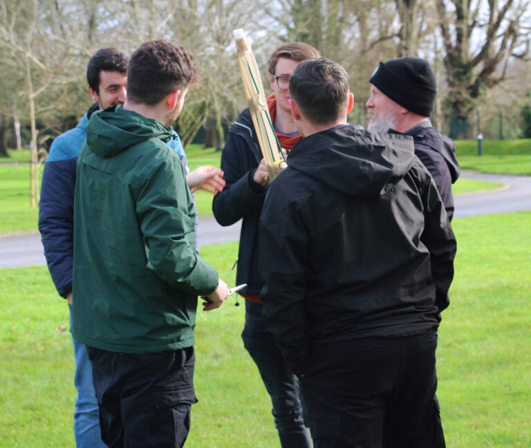 A leadership group activity at cim business centre in maidenhead Berkshire